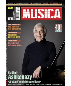 MUSICA n. 289 - Settembre 2017